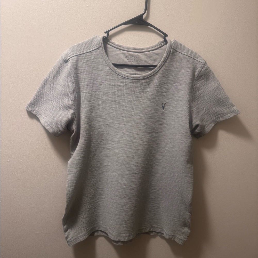 All Saints Grey Short Sleeve T-Shirt